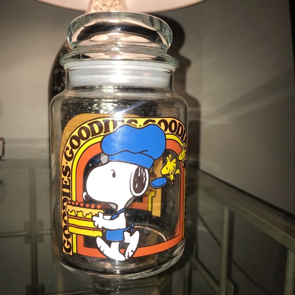 Vintage Other - Peanuts Snoopy Jar